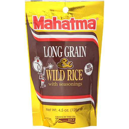 Paquete de mezcla de arroz y sazonadores Mahatma® arroz de grano largo y arroz salvaje