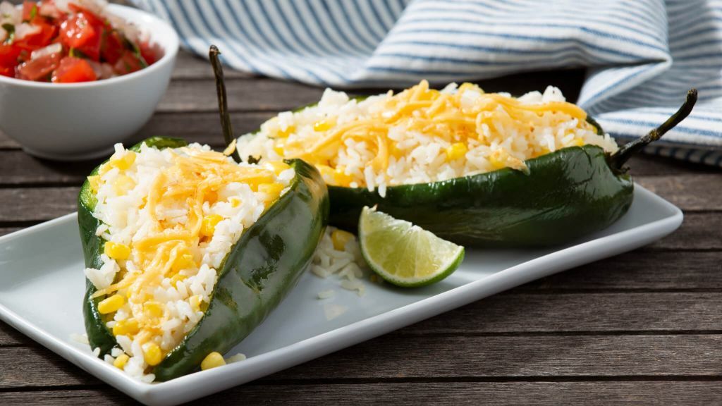 Rice-Stuffed-Poblano-Peppers-with-Cheese-and-Lemon