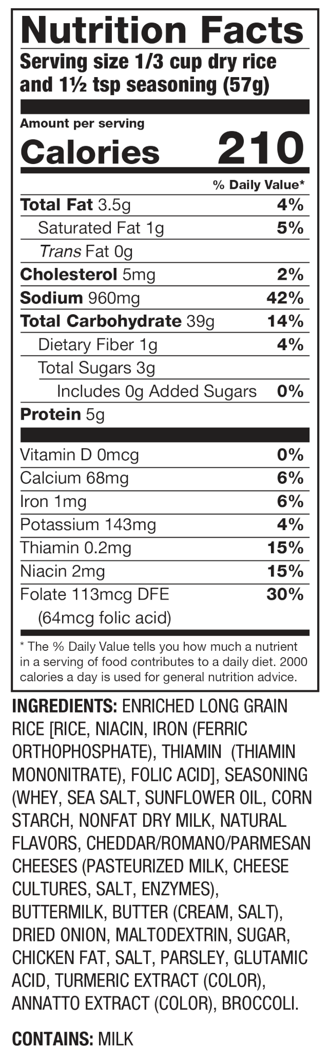 Broccoli and Cheese Rice Mix Mahatma® Rice