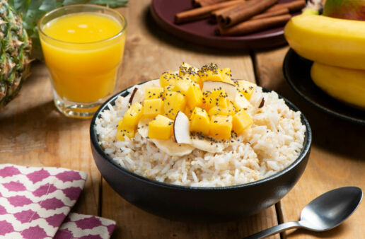 Tropical Jasmine Quinoa breakfast Bowl