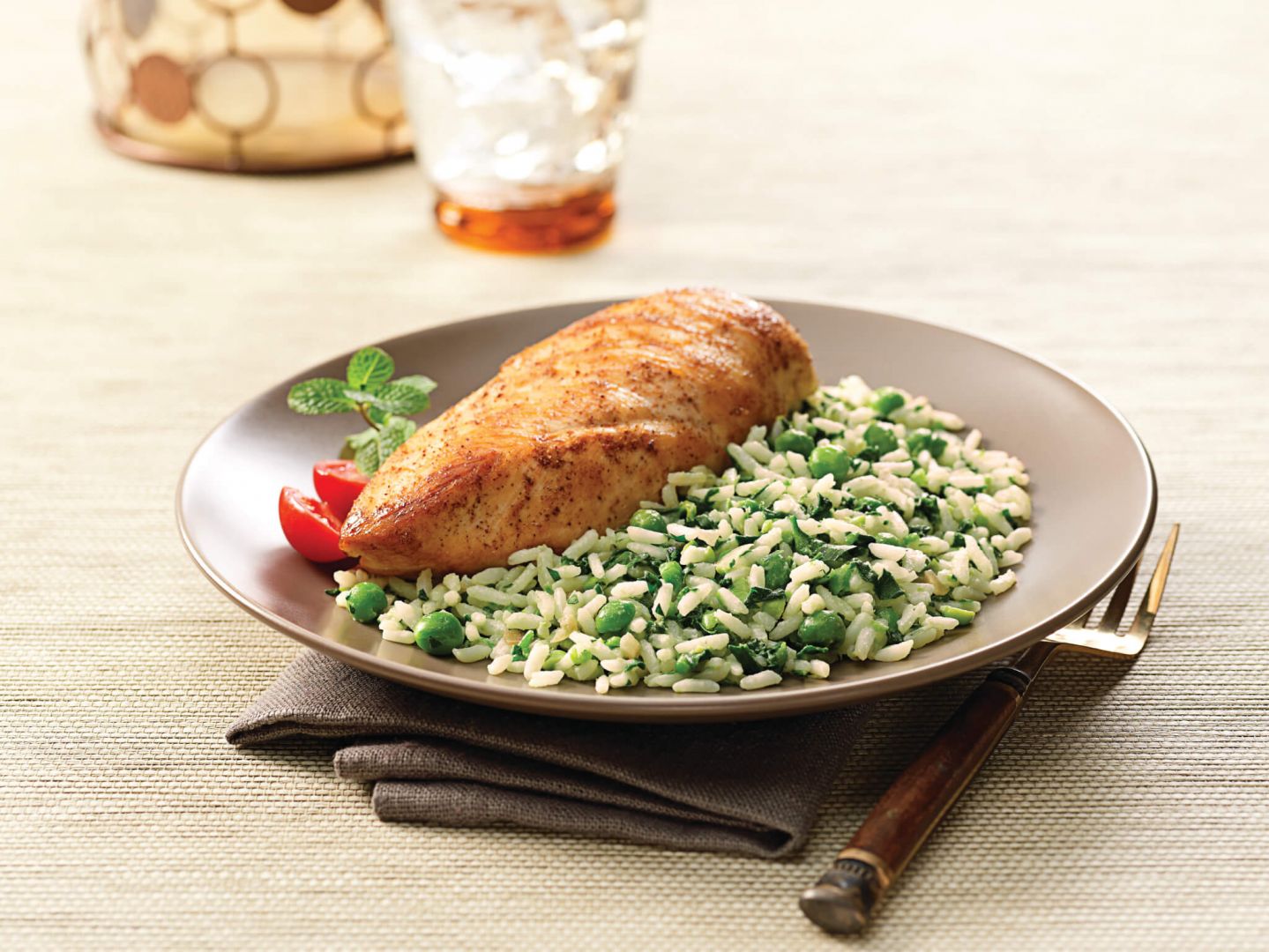 5-Spice Chicken with Minted Rice
