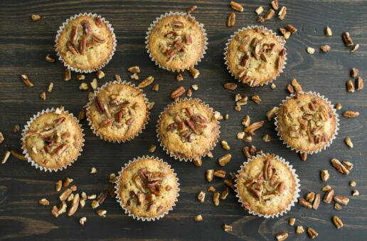 Savory Rice muffins with nuts