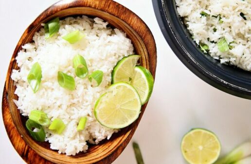 Rice Cooker coconut rice recipe