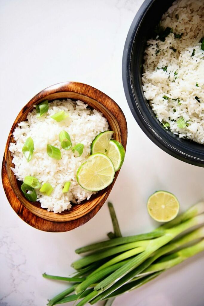 Rice Cooker coconut rice recipe