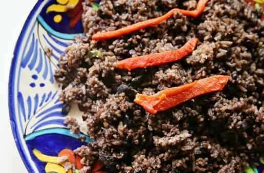 Cuban Arroz Congri with black beans and rice