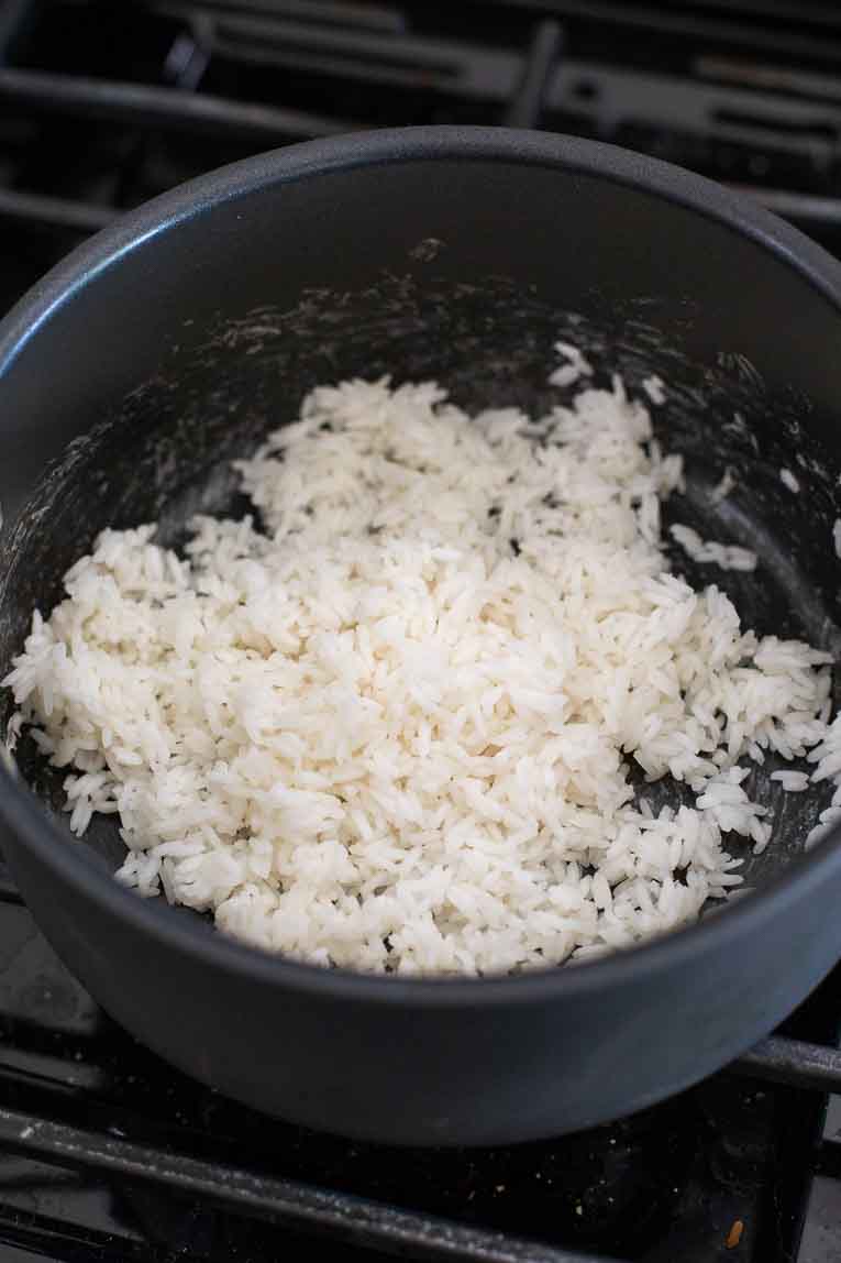 Cooking Mahatma rice 