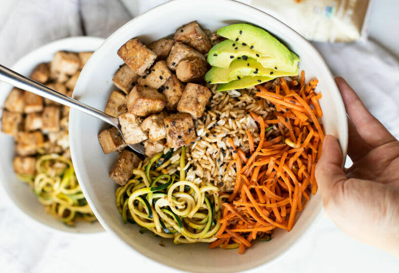 Asian Tofu Rice Bowls