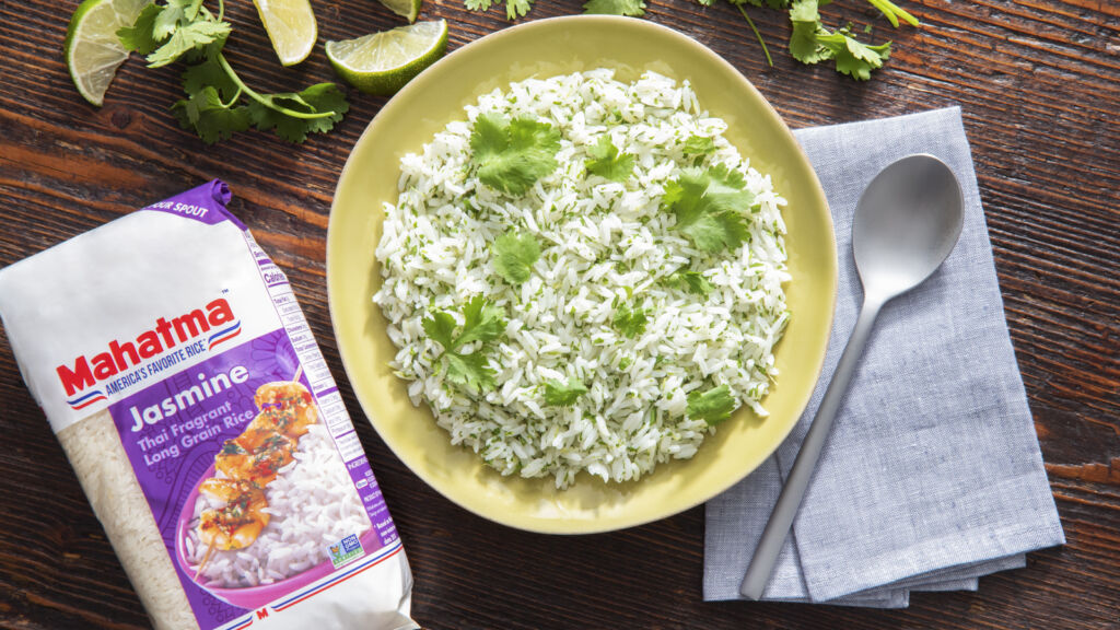 Cilantro-Lime-Rice with jasmine rice