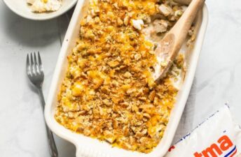 Turkey and Rice Casserole with Cheese
