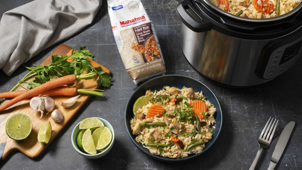 instant-pot-carrots-lime-and-mexican-rice-with-chicken