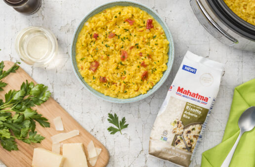 saffron-risotto-with-arborio-rice-and-Parmesa-cheese-made-in-the-rice-cooker