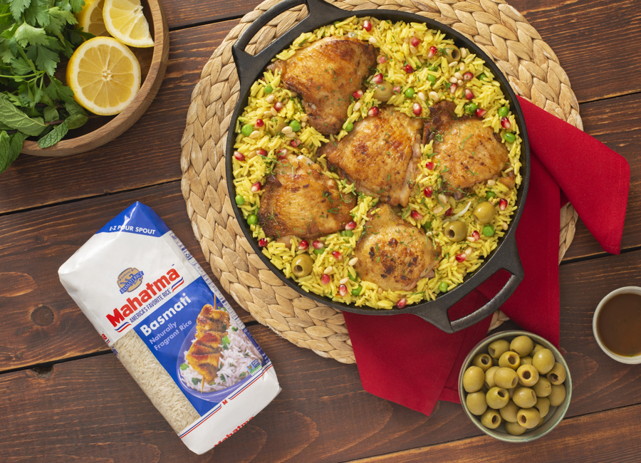 Moroccan Rice and Chicken Salad