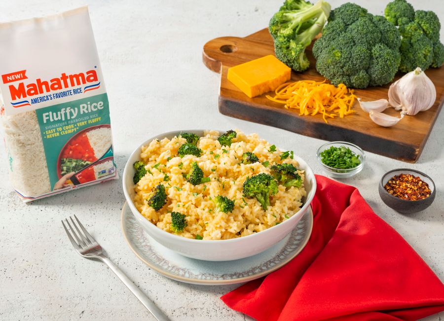 Broccoli and cheese rice recipe